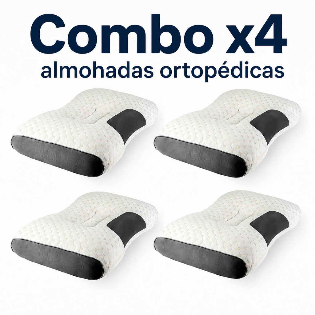 PAGA 1 y LLEVASE 4 - Almohada CerviLux™ - Redescubre el placer de despertar sin dolores