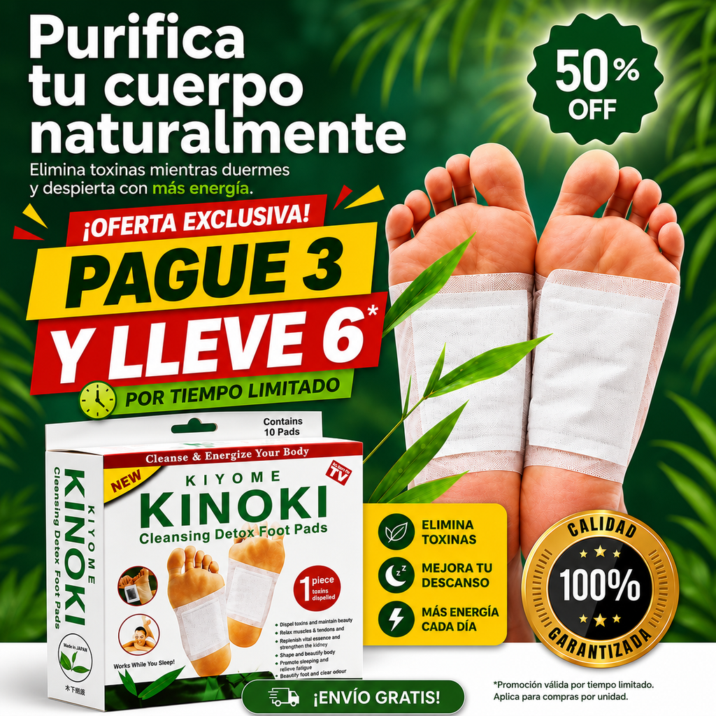🔥 OFERTA 2x1 | Compra 1 y Llévate 2 | El secreto japonés para eliminar toxinas mientras duermes.
